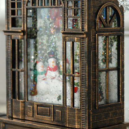 Christmas Ornament Snow Globe Warm White Indoor LED - 25cm