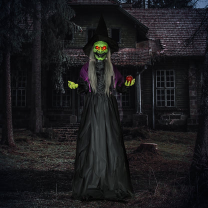 Animated Witch Halloween Decoration - 180cm Primary Image