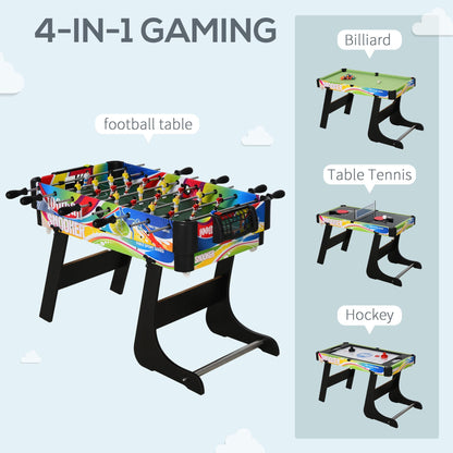 Medium-density fibreboard 4-in-1 Multi Indoor Game Sports Table