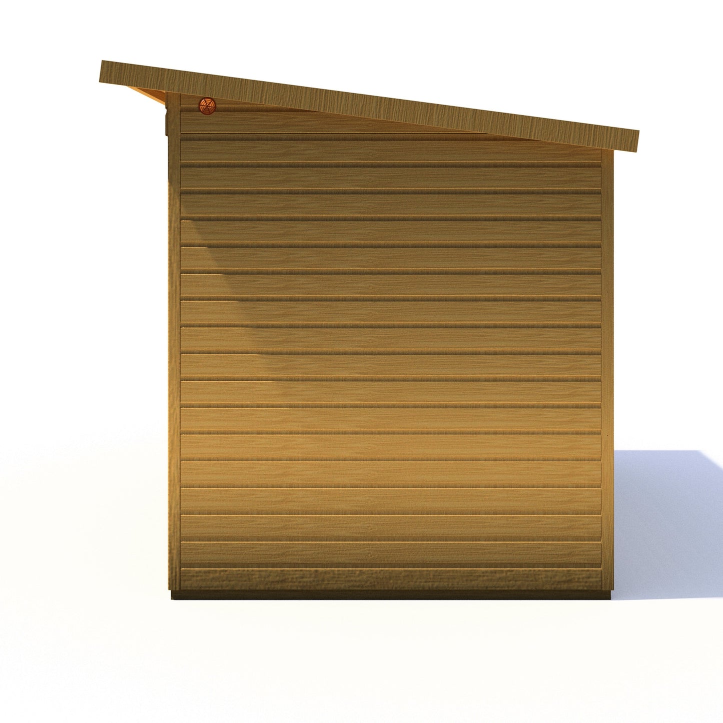 Shire Lela 5' 10" x 11' 8" Pent Summerhouse with Side Shed - Premium Dip Treated Shiplap