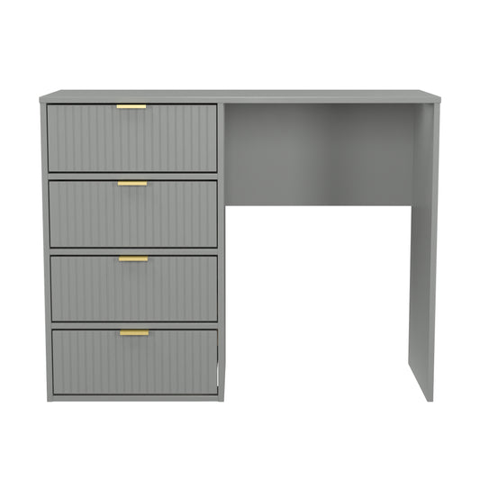 Linear Desk Grey 4 Drawers 97cm