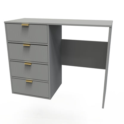 Linear Desk Grey 4 Drawers 97cm