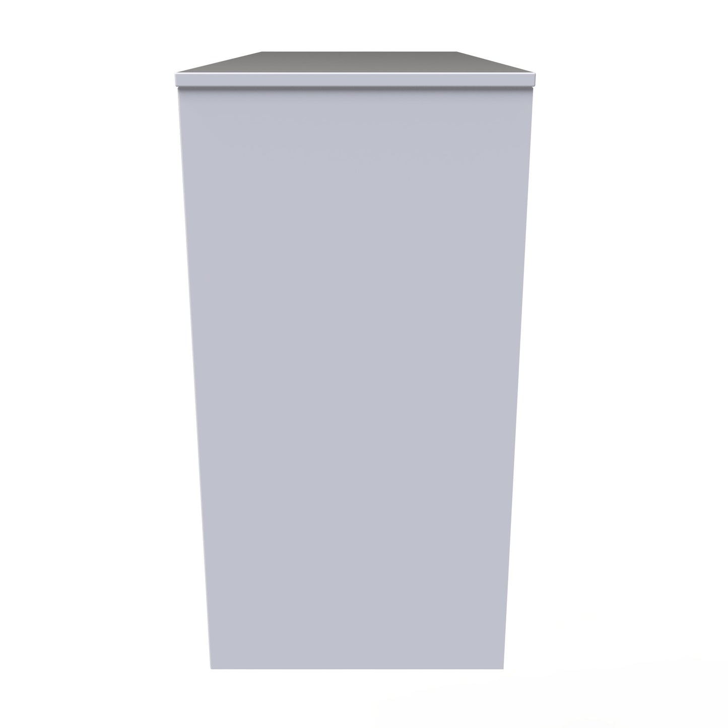 Linear Desk White 4 Drawers 97cm