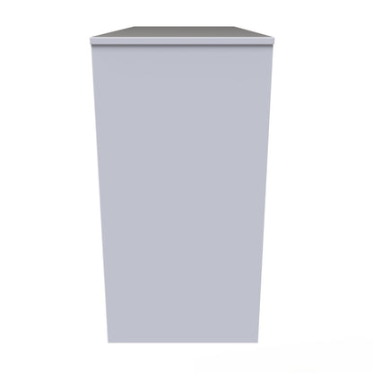 Linear Desk White 4 Drawers 97cm