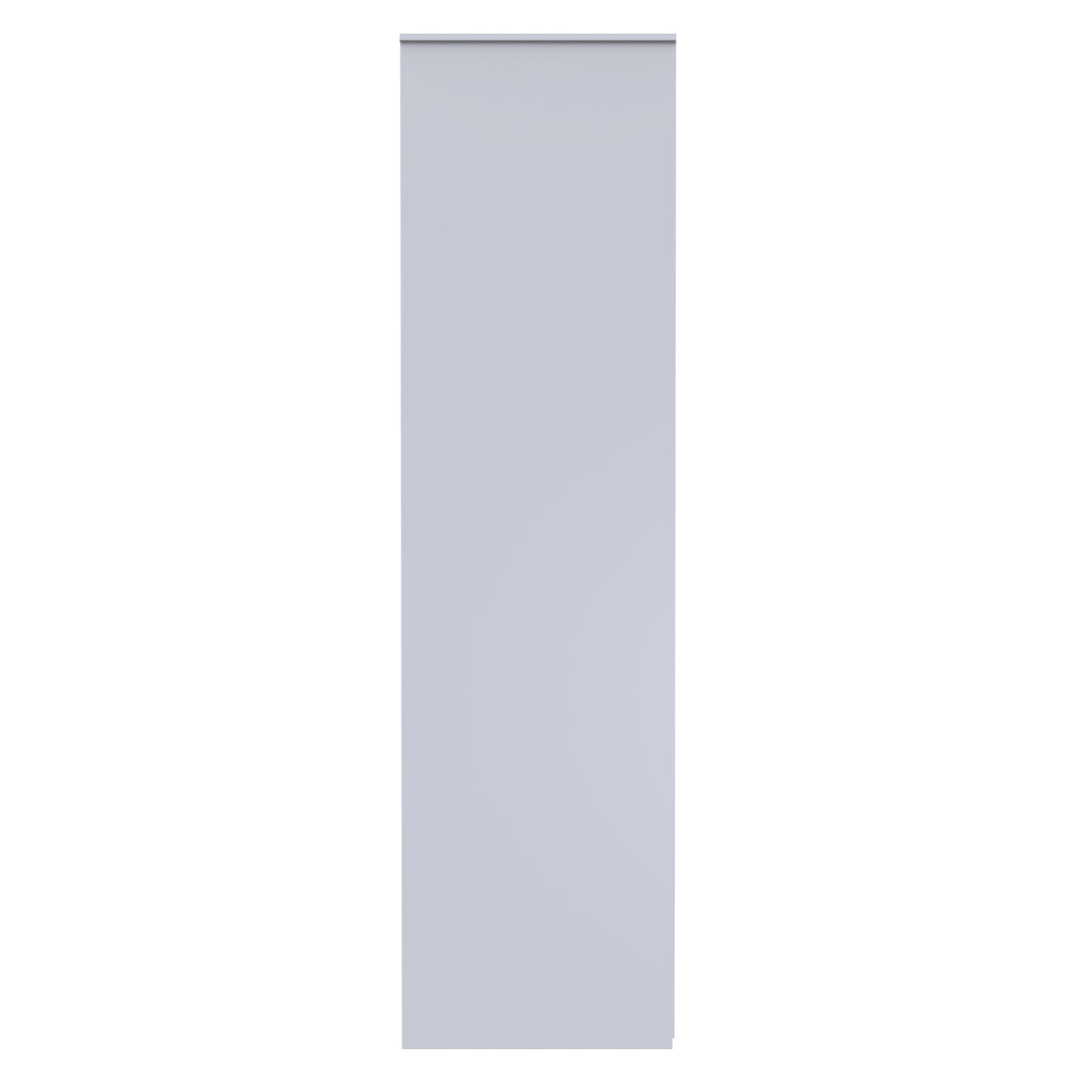 Linear Tall Wardrobe White 2 Doors 2 Drawers 197cm