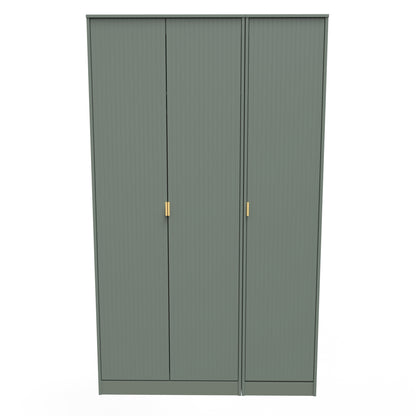 Linear Tall Wardrobe Not Applicable 3 Doors 1 Shelf 198cm