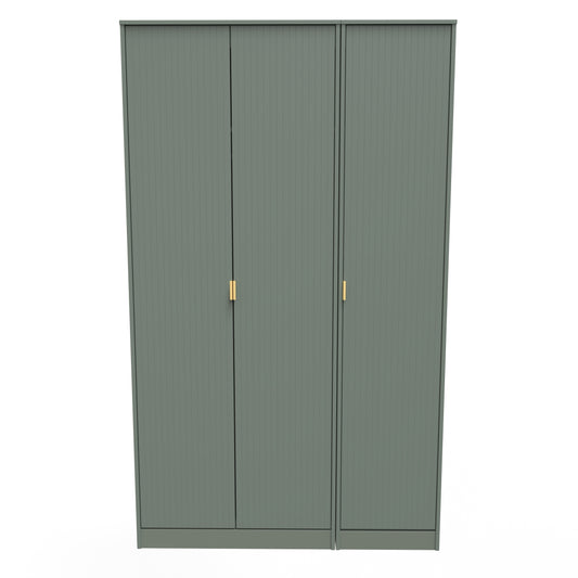 Linear Tall Wardrobe Not Applicable 3 Doors 1 Shelf 198cm