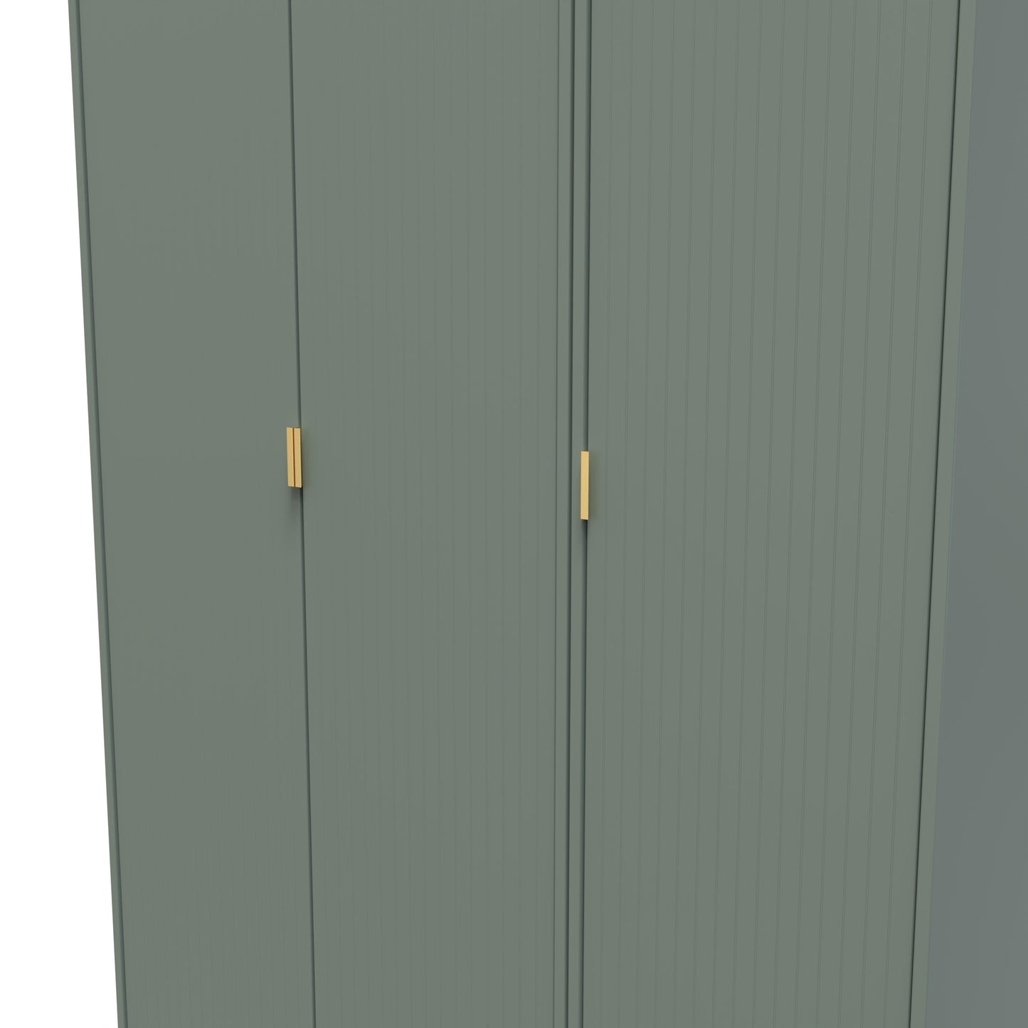 Linear Tall Wardrobe Not Applicable 3 Doors 1 Shelf 198cm