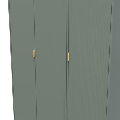 Linear Tall Wardrobe Not Applicable 3 Doors 1 Shelf 198cm