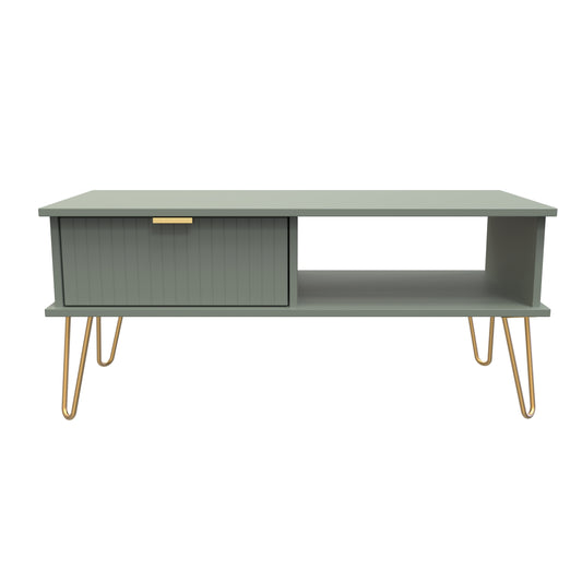 Linear Coffee Table Not Applicable 1 Shelf 1 Drawer 92cm