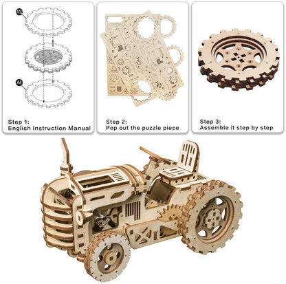 Tractor 3D Wooden Puzzle