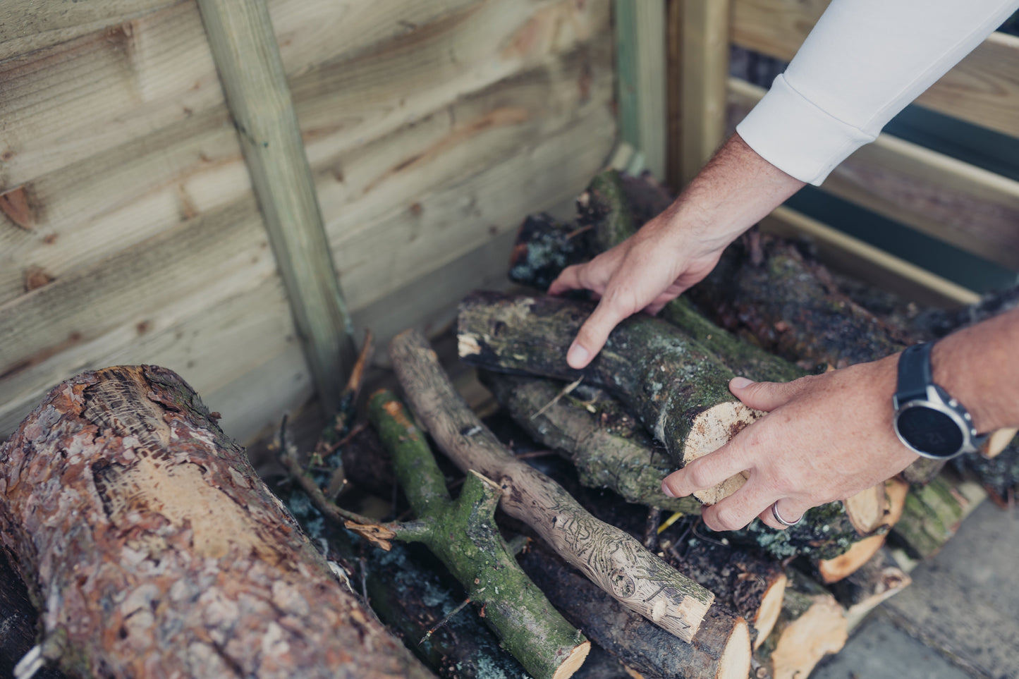 Heavy Duty Garden Log 150cm wide x 60cm deep Store by Churnet Valley - LSOP4X5