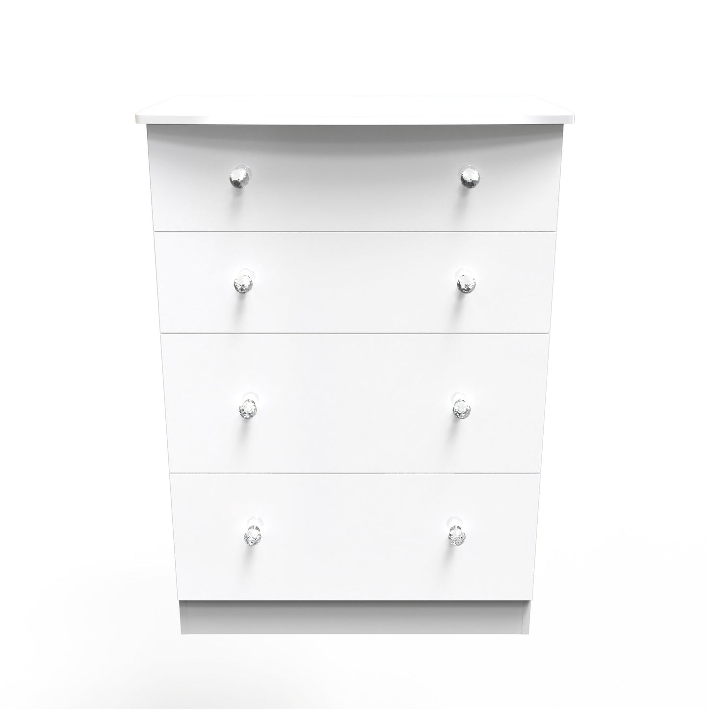 Lumiere Tall Chest of Drawers
with LED lights White 4 Drawers 108cm
