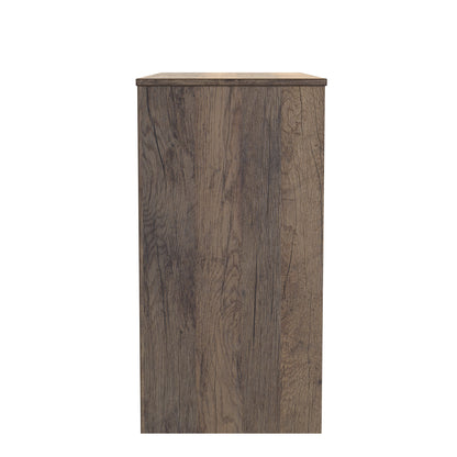 Las Vegas F Desk White & Oak 3 Drawers 97cm