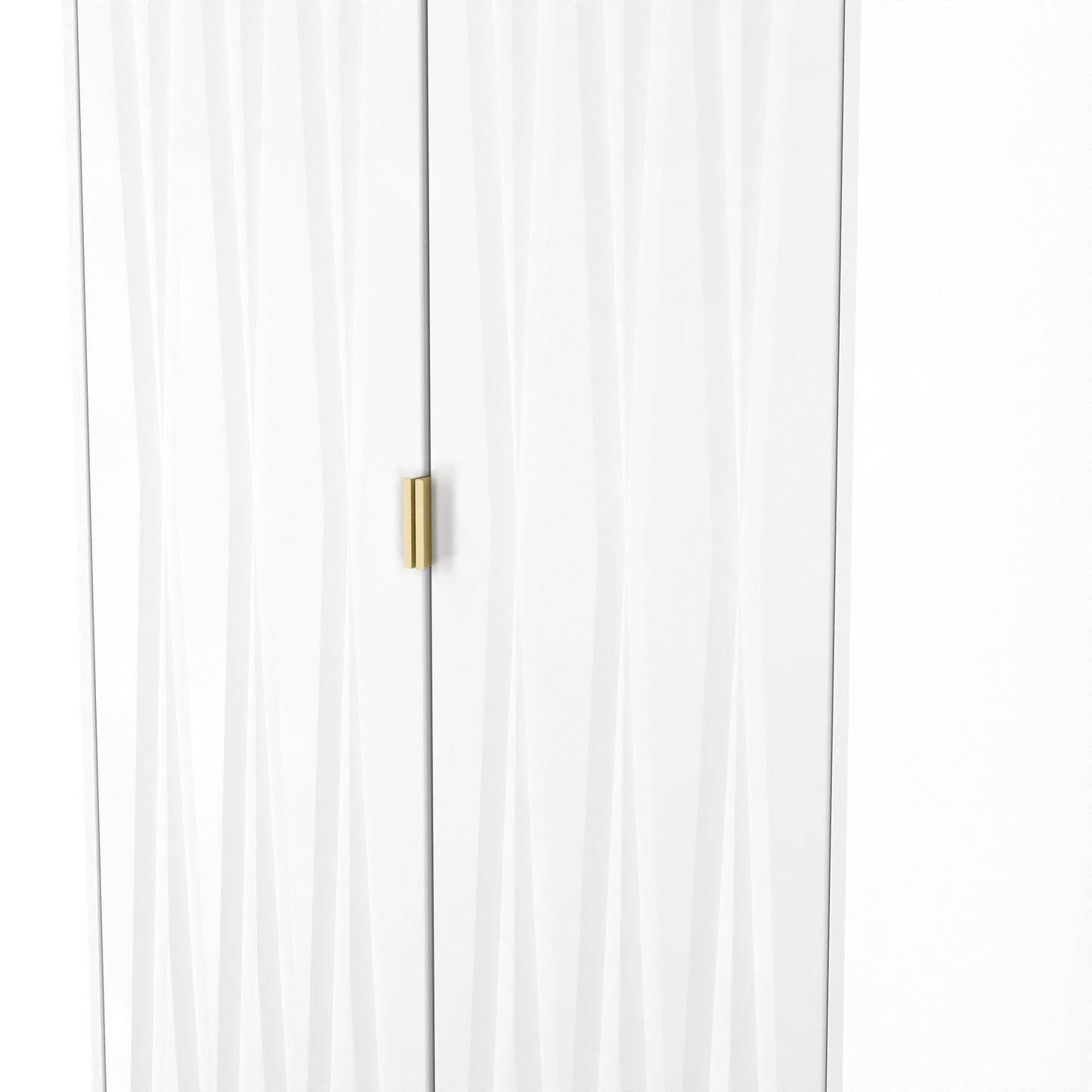 Las Vegas F Tall Wardrobe White 2 Doors 1 Shelf 198cm