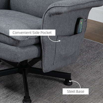 Swivel Recliner Chair and Footstool