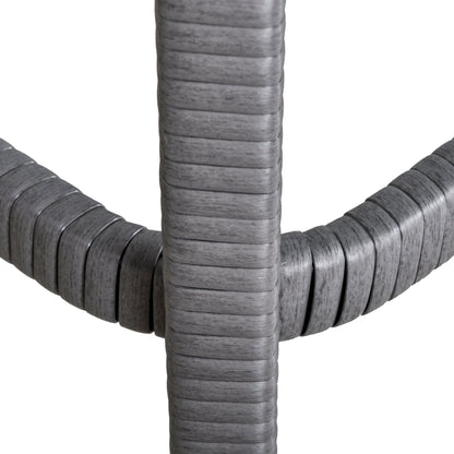 Outsunny 3 Pieces Patio PE Rattan Bistro Set