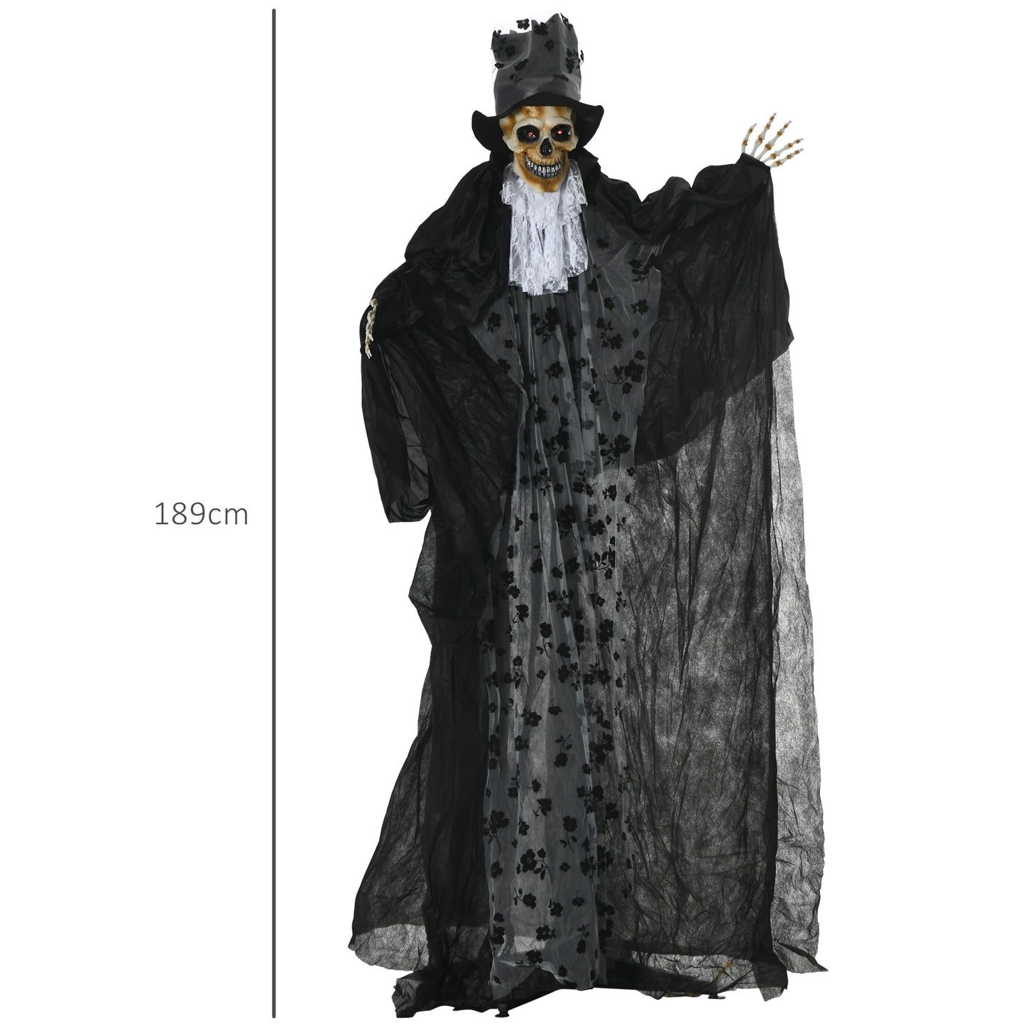 Animated Skeleton Halloween Decoration - 189cm