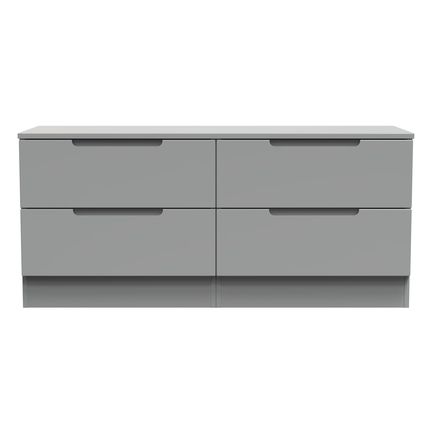Milan Large Chest of Drawers Grey 4 Drawers 110cm