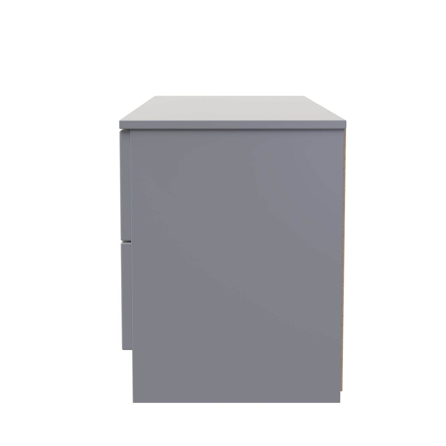 Milan Large Chest of Drawers Grey 4 Drawers 110cm