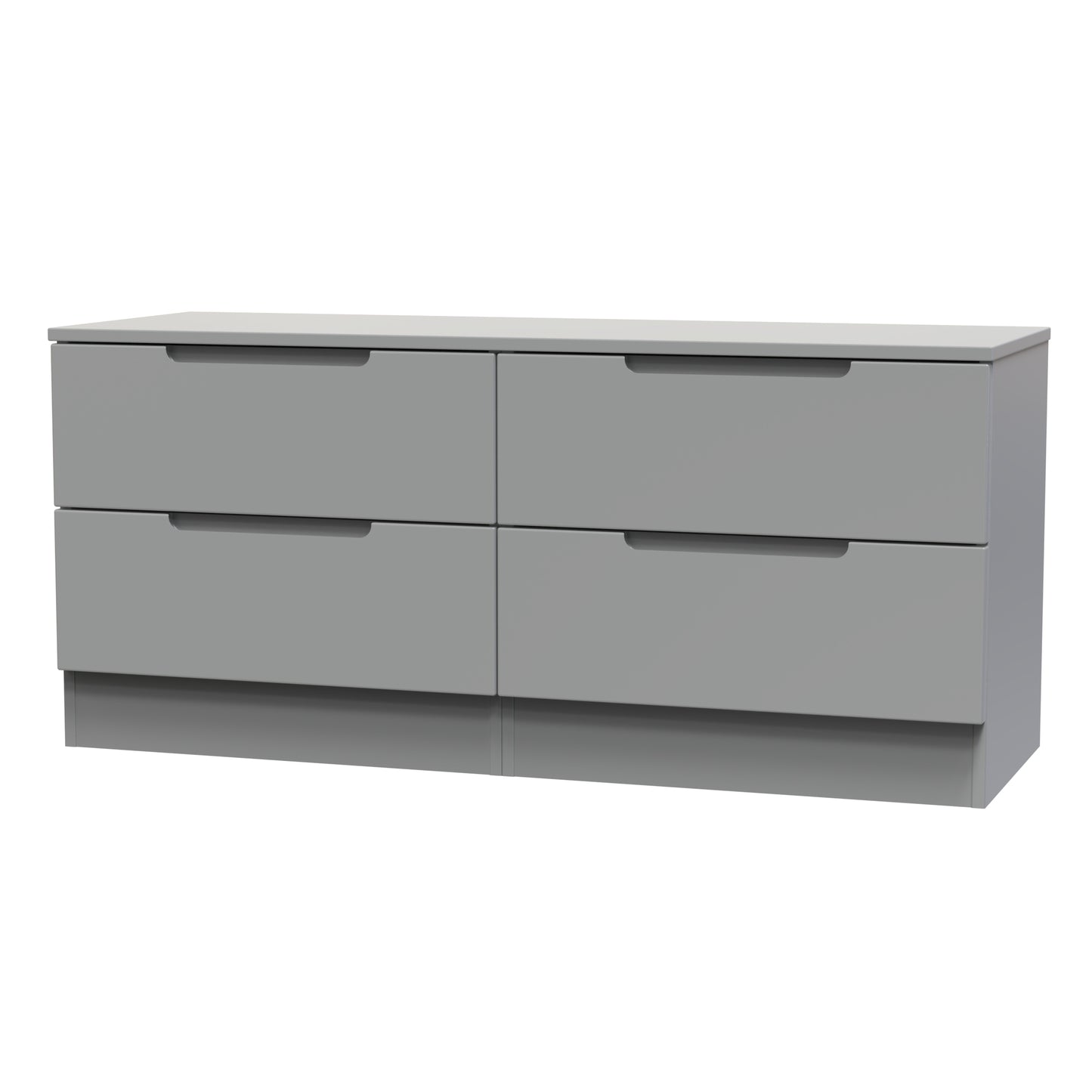 Milan Large Chest of Drawers Grey 4 Drawers 110cm