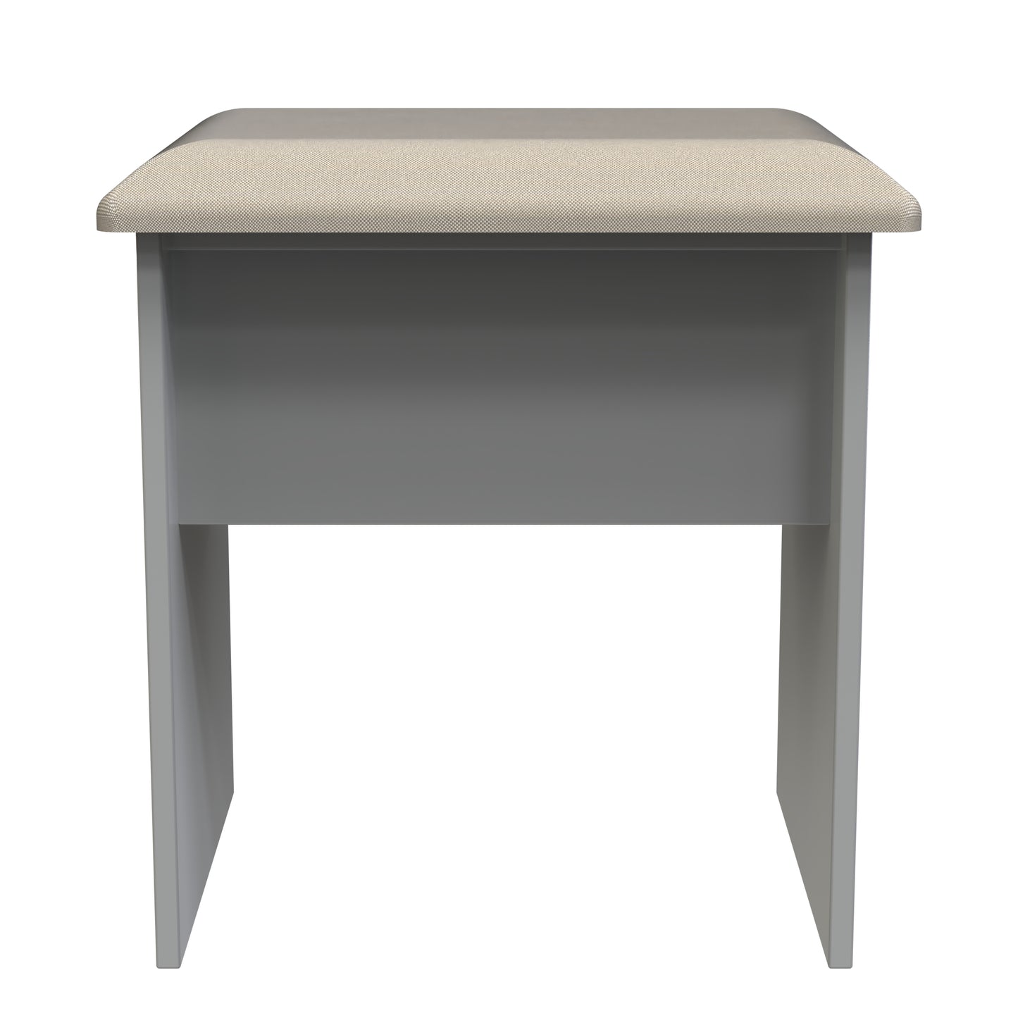 Milan Dressing Stool Grey 50cm