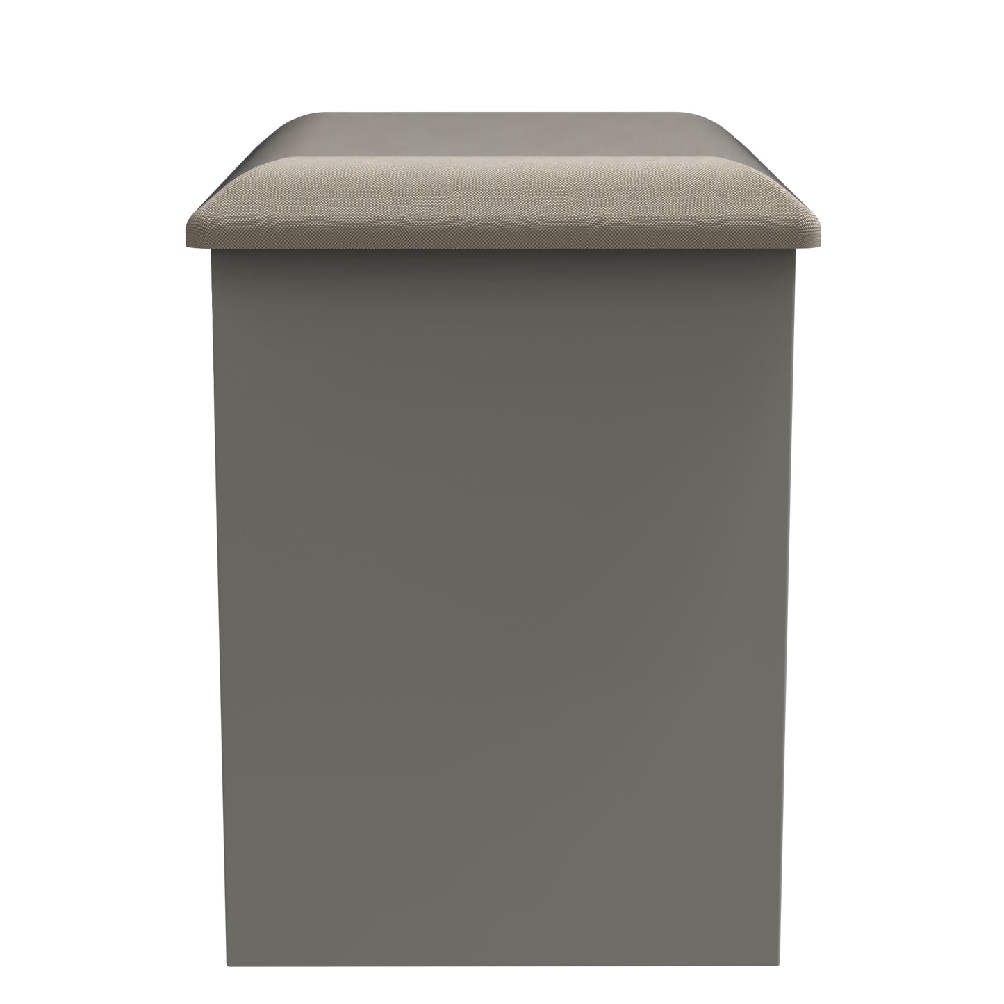 Milan Dressing Stool Grey 50cm