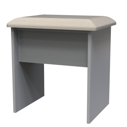 Milan Dressing Stool Grey 50cm