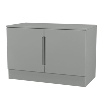 Milan TV Unit Grey 2 Doors 74cm