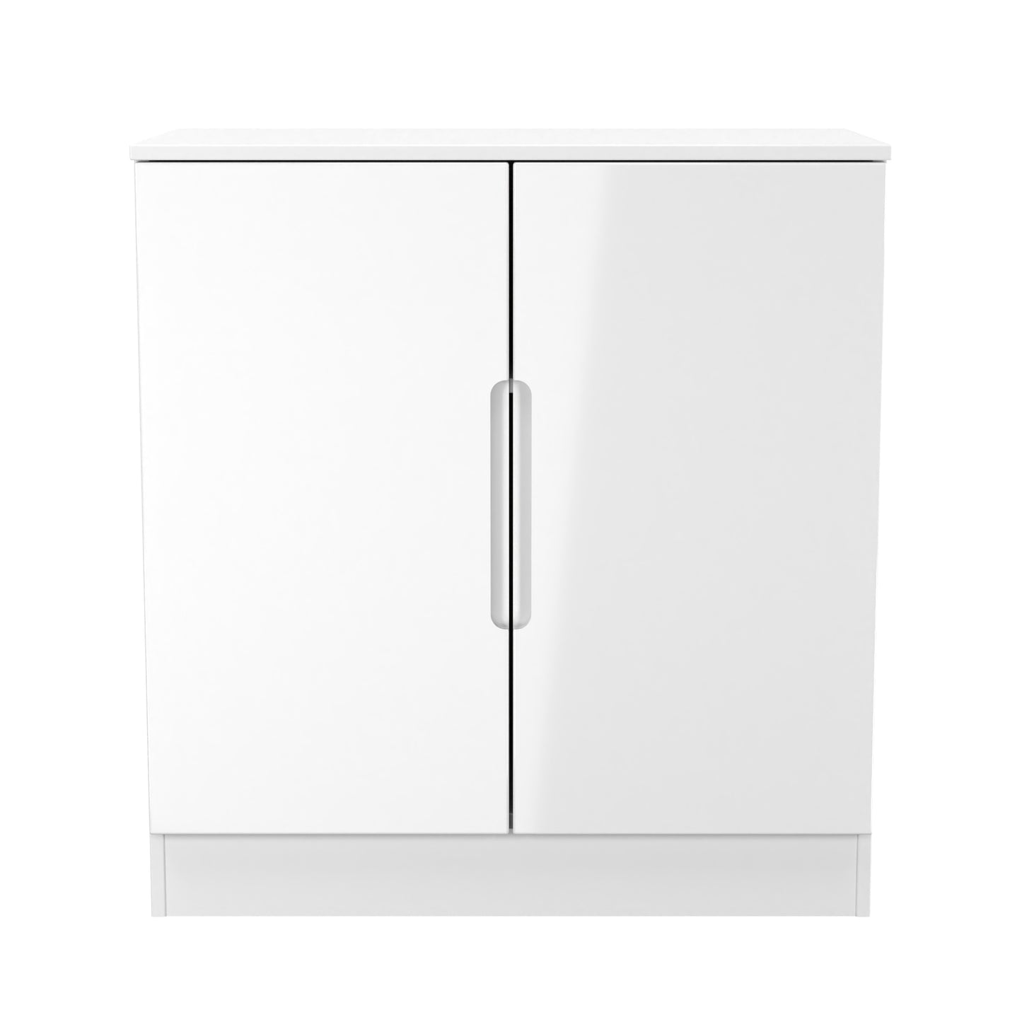 Milan Cabinet White 2 Doors 79cm