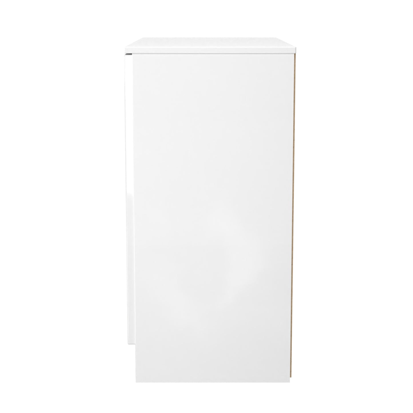 Milan Cabinet White 2 Doors 79cm