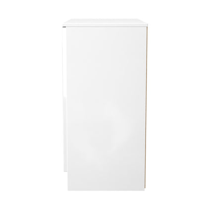 Milan Cabinet White 2 Doors 79cm