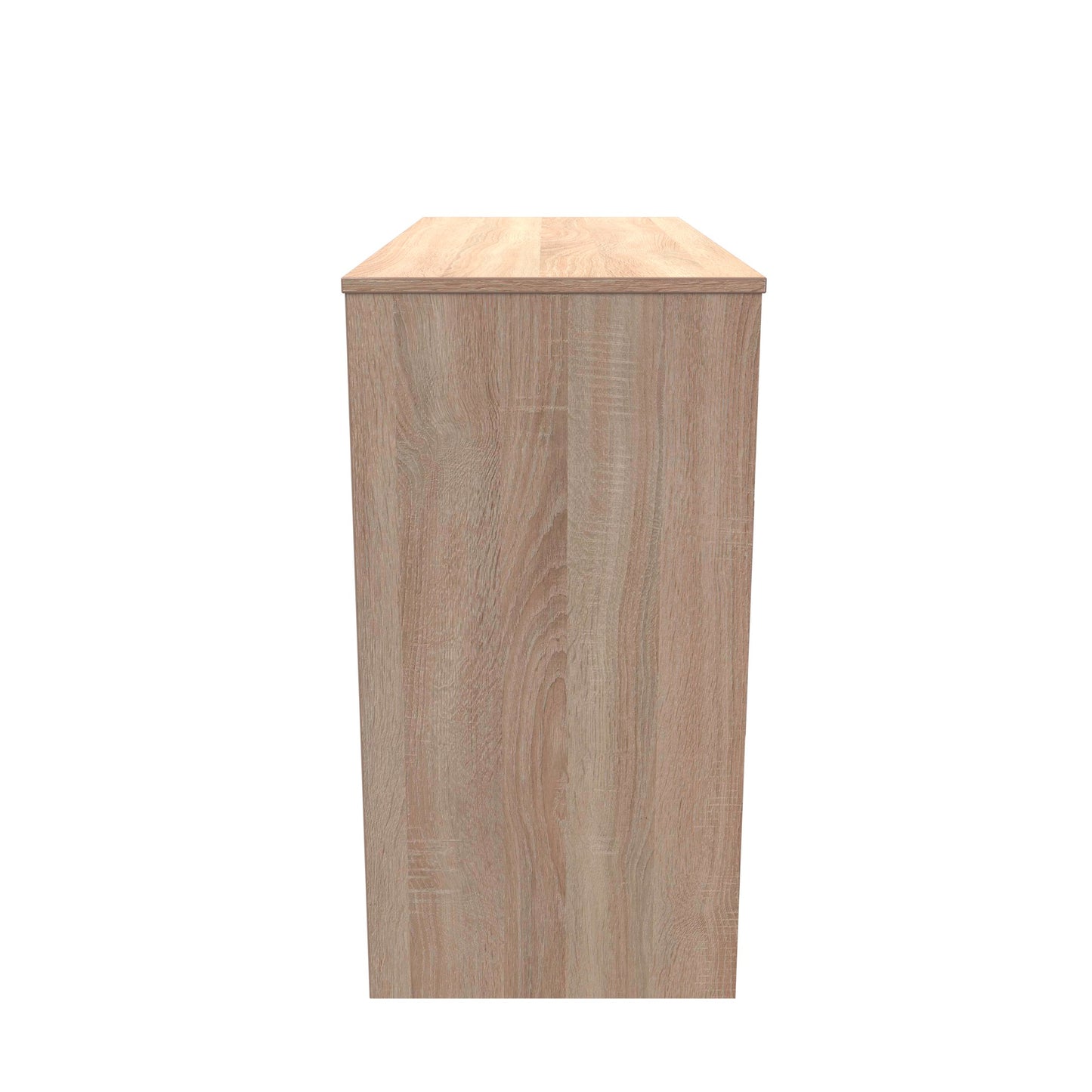 Monaco Desk White & Oak 3 Drawers 97cm