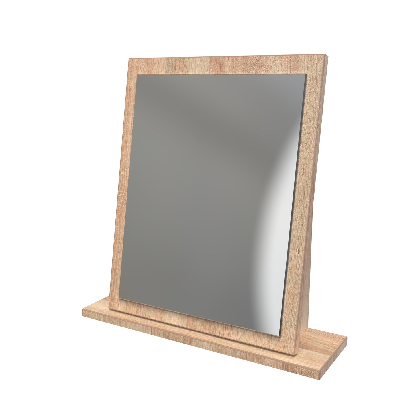 Monaco Mirror  White & Oak 50cm