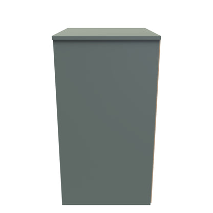 Nashville F Bedside Table Green 3 Drawers 45cm