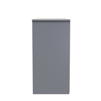 Nashville F Large Chest of Drawers Grey 6 Drawers 115cm