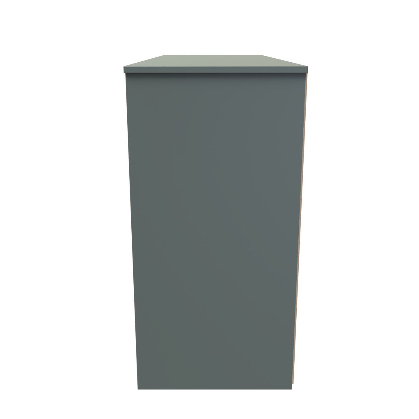 Nashville F Large Chest of Drawers Green 6 Drawers 115cm