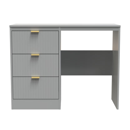 Nashville F Desk Grey 3 Drawers 97cm
