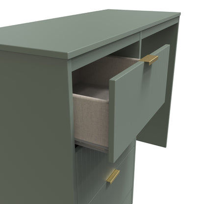 Nashville F Desk Green 3 Drawers 97cm