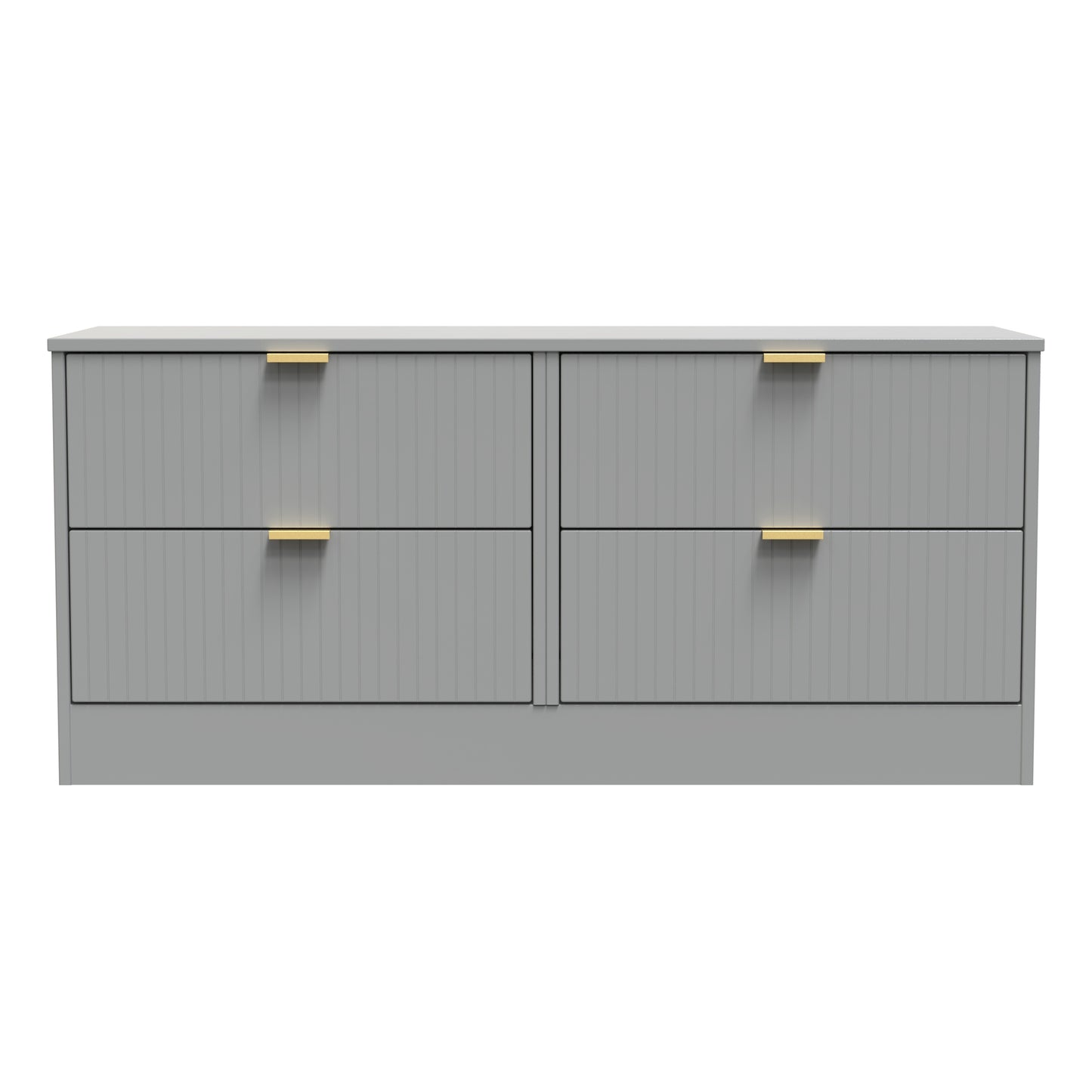 Nashville F Large Chest of Drawers Grey 4 Drawers 115cm