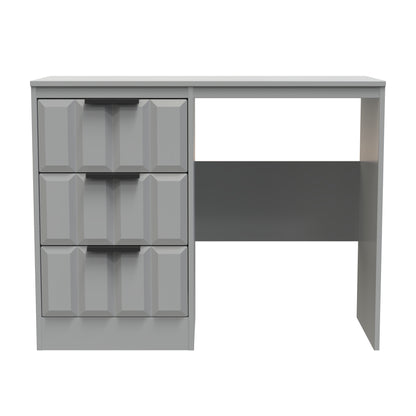 New York C Desk Grey 3 Drawers 97cm