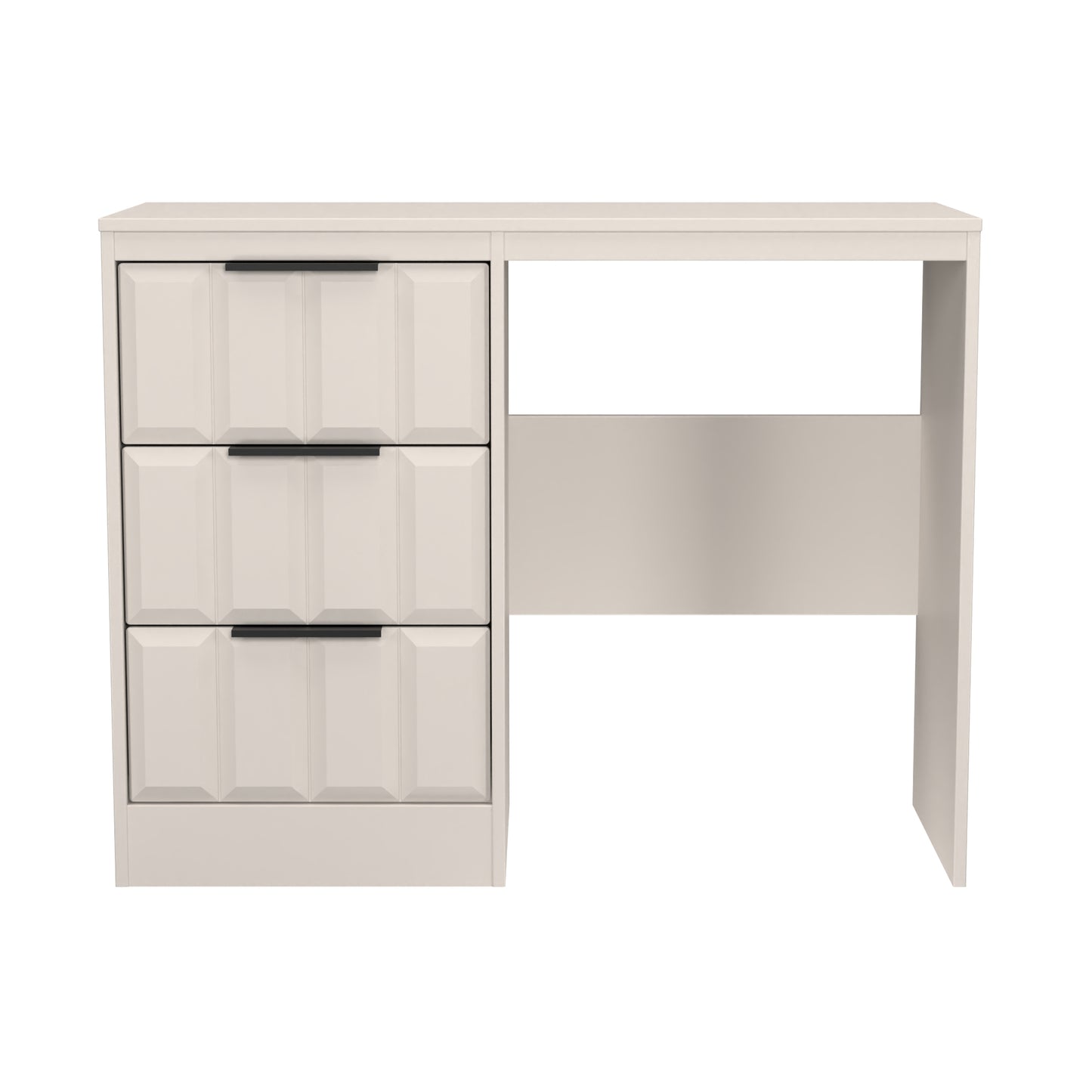 New York C Desk Off-white 3 Drawers 97cm