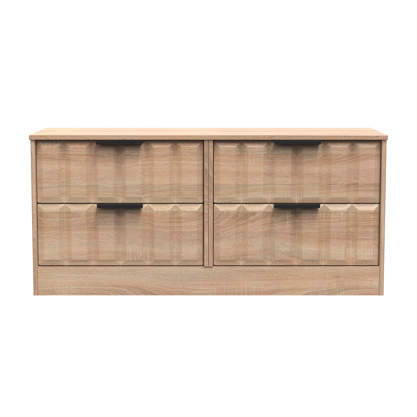 New York C Large Chest of Drawers Light Oak 4 Drawers 115cm