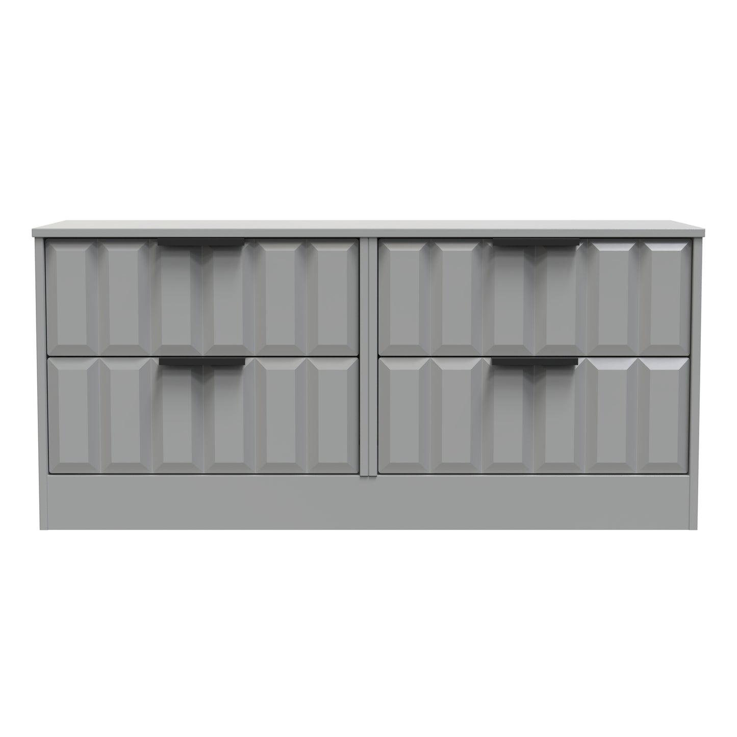 New York C Large Chest of Drawers Grey 4 Drawers 115cm