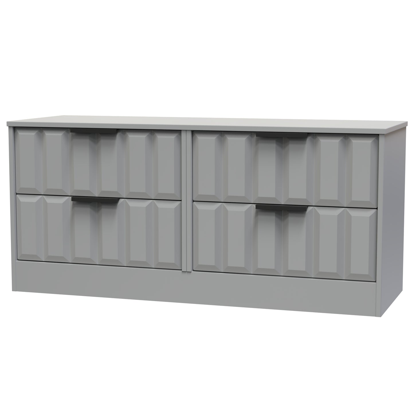 New York C Large Chest of Drawers Grey 4 Drawers 115cm