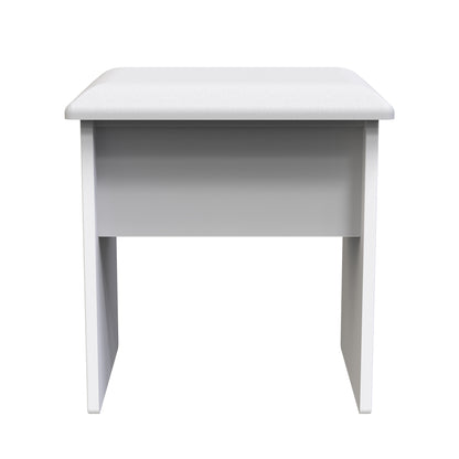 New York C Dressing Stool White 48cm