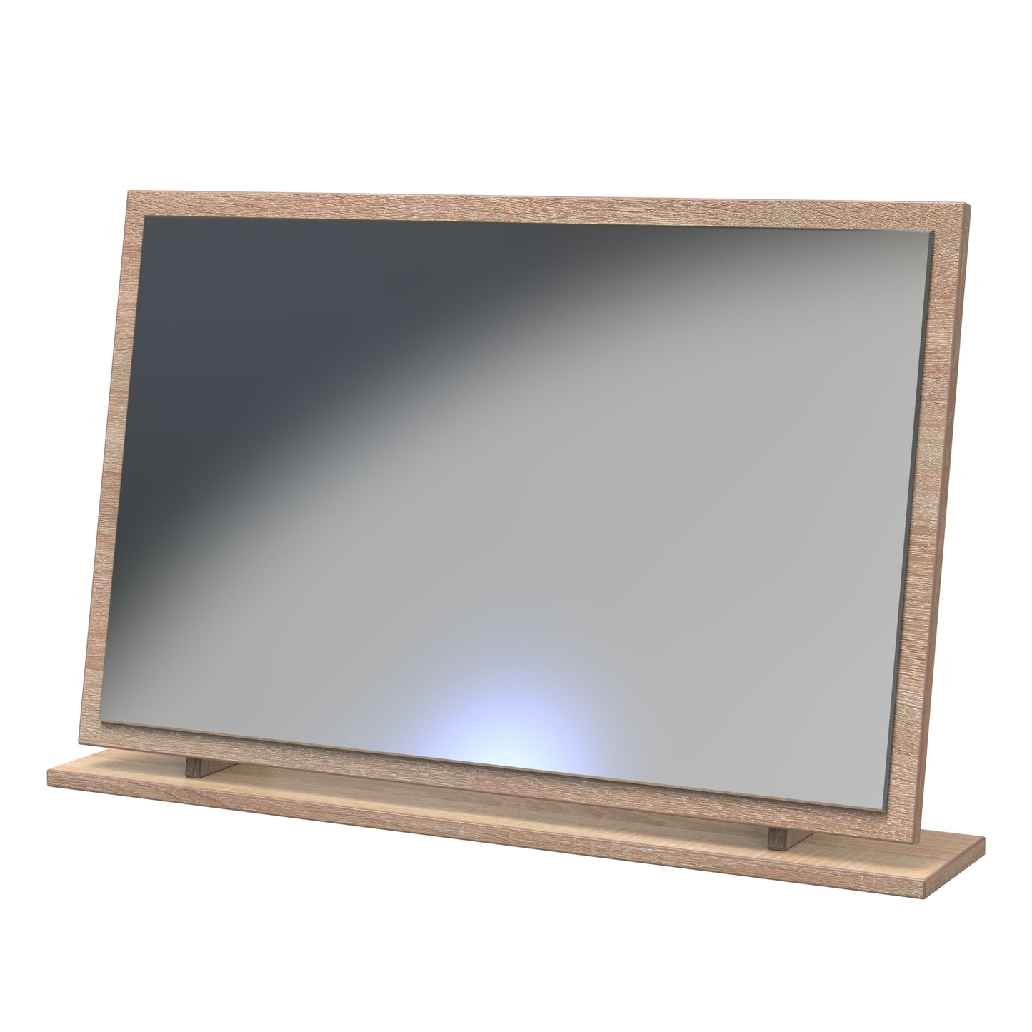 New York C Mirror  Light Oak 75cm
