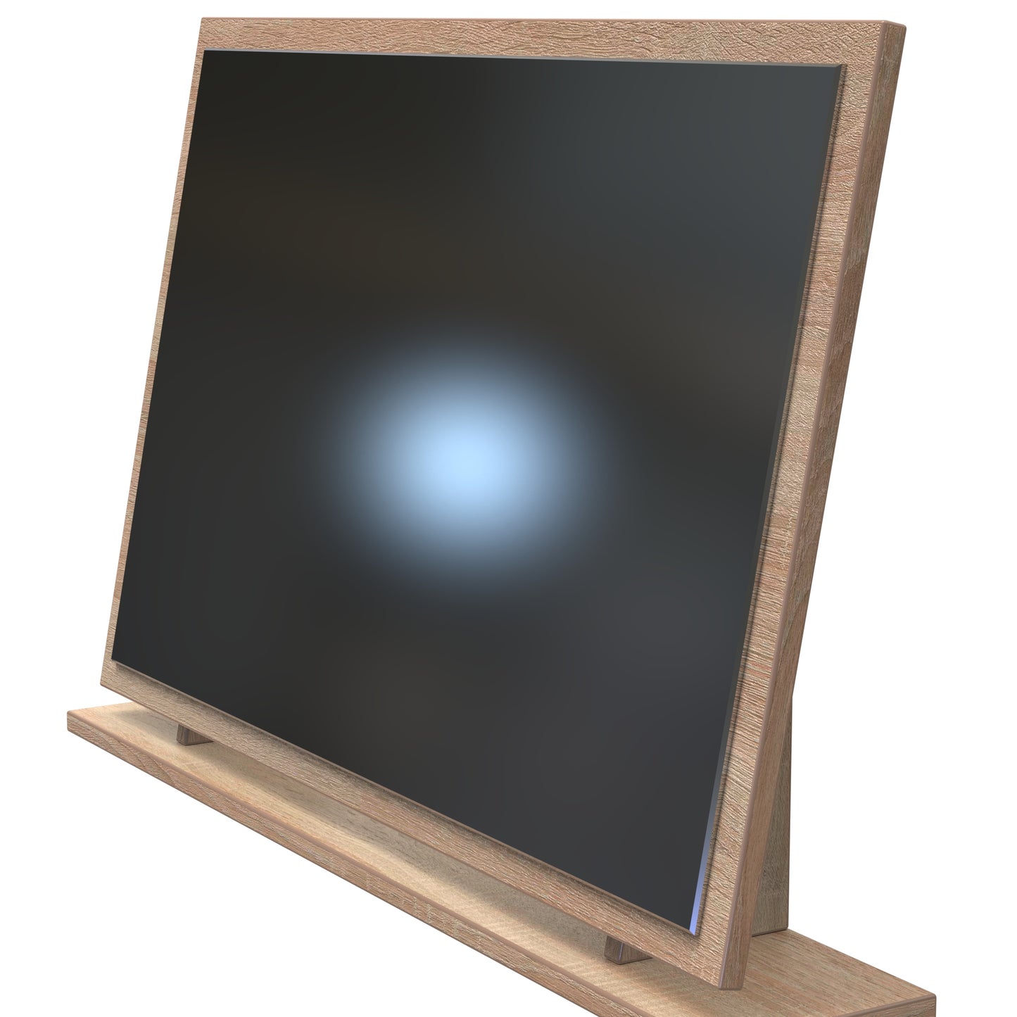 New York C Mirror  Light Oak 75cm