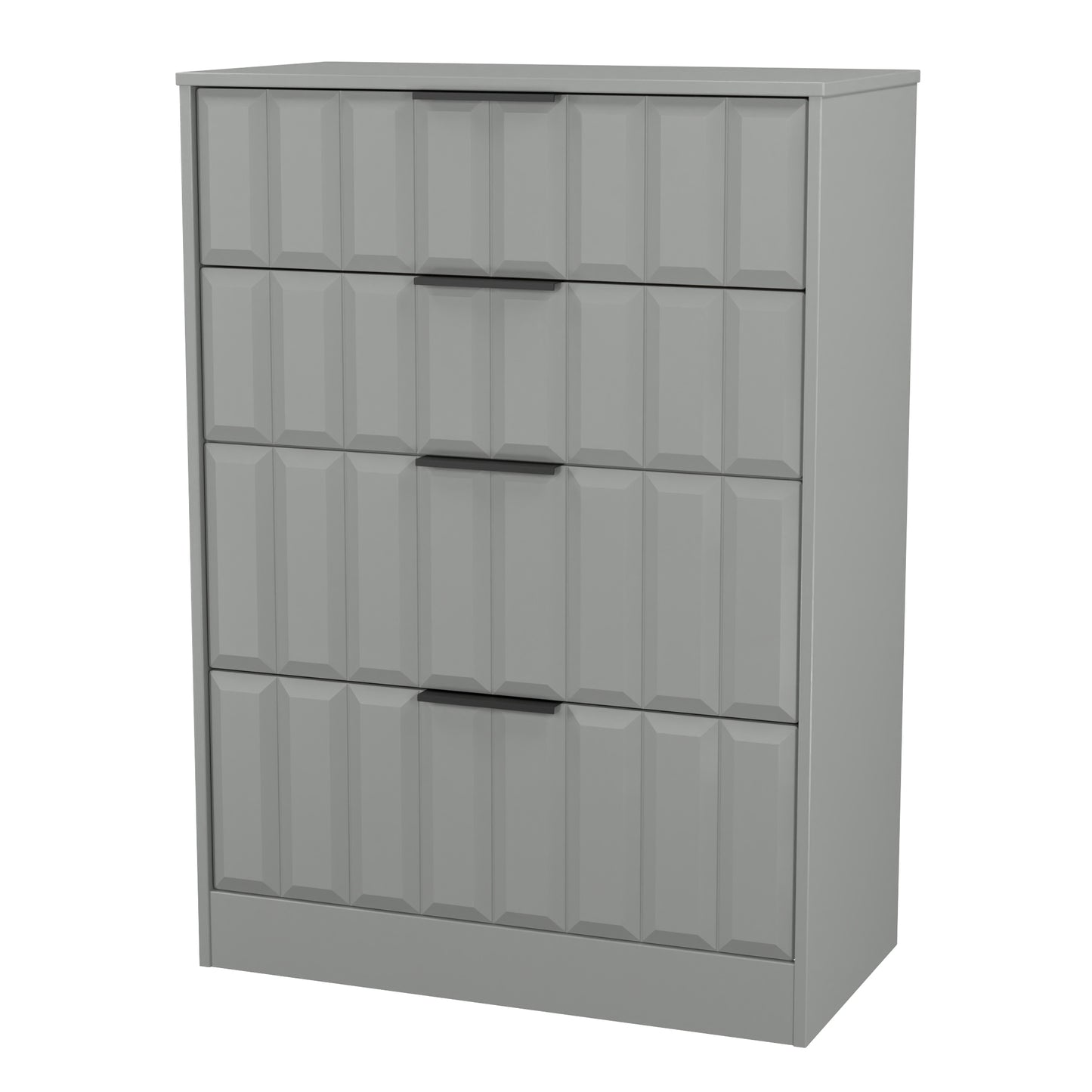 New York C Tall Chest of Drawers Grey 4 Drawers 77cm