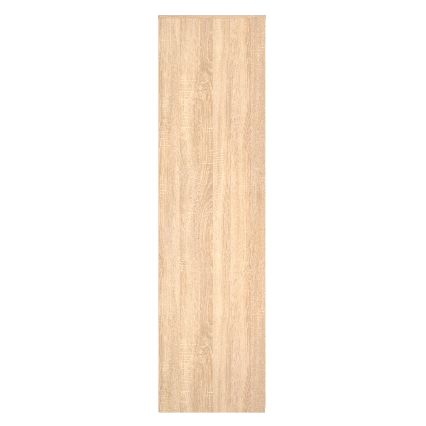 New York C Tall Wardrobe Light Oak 2 Doors 1 Shelf 77cm